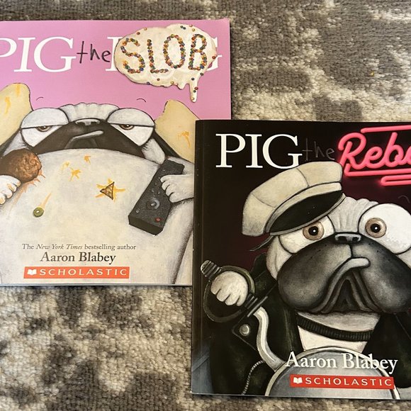 Scholastic Toys Two Pig Childrens Books Pig The Slob And Pig The